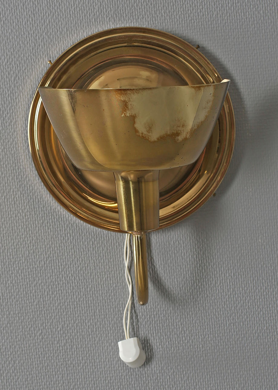 VÄGGLAMPA, mässing, modell 2389, Josef Frank, Firma Svenskt Tenn.