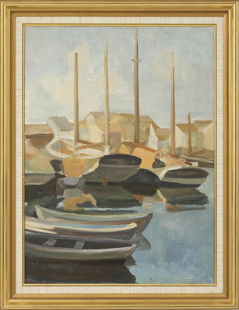 CARL GUNNE, olja på duk, sign o dat 41.