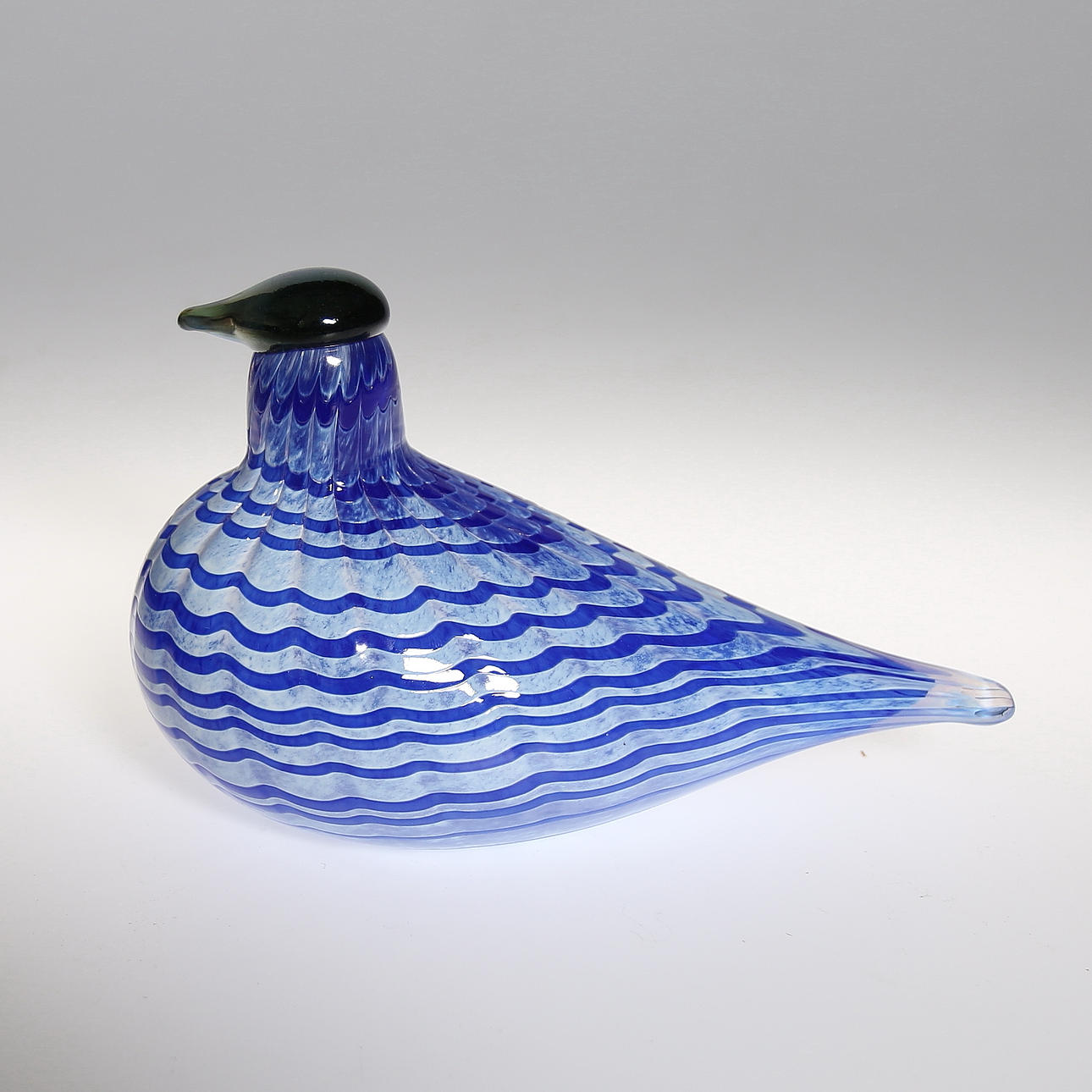 FIGURIN, Fågel, Glas, signerad O.Toikka, Nuutajärvi.