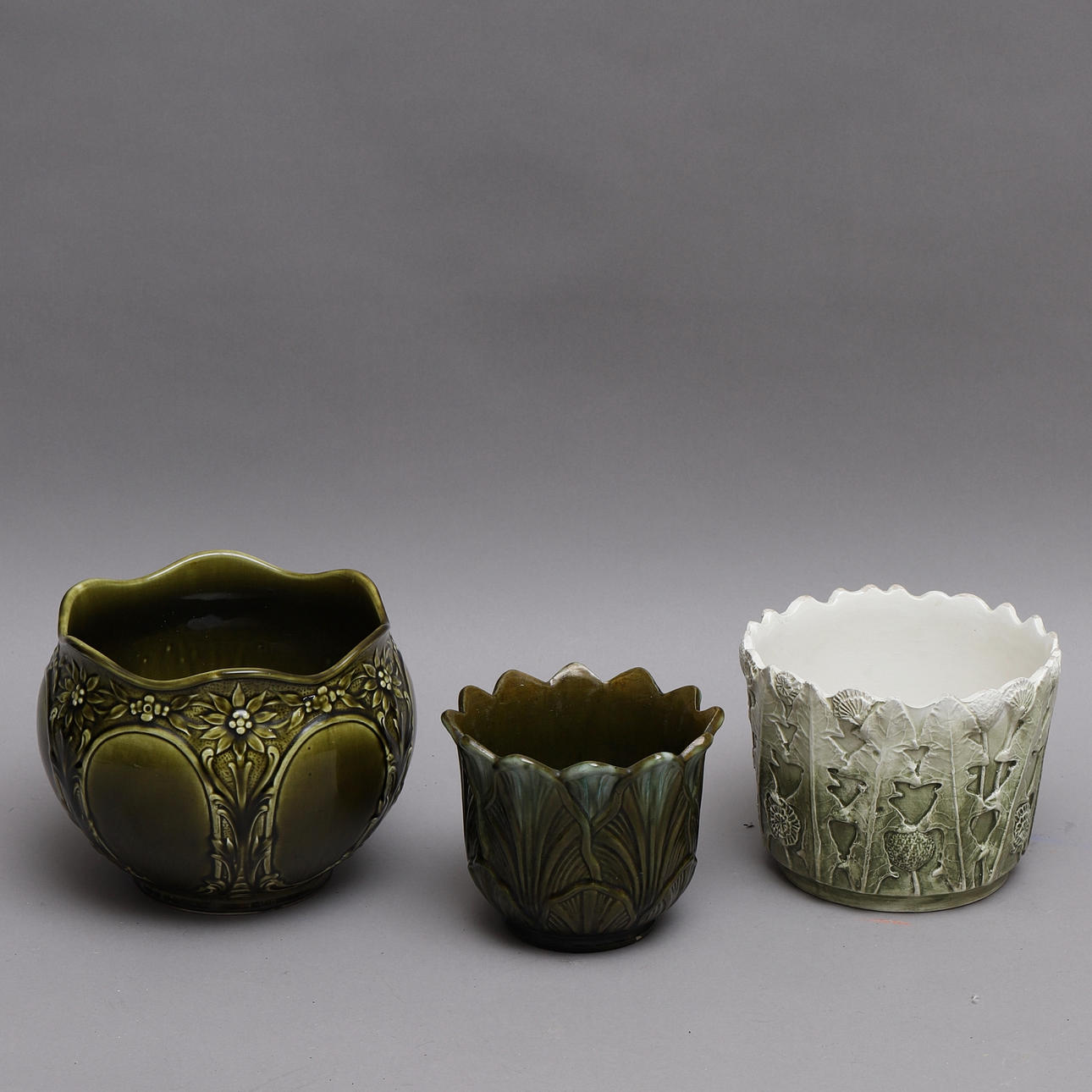 YTTERFODER, 3 st, keramik, Bl.a. Wessel Bonn.