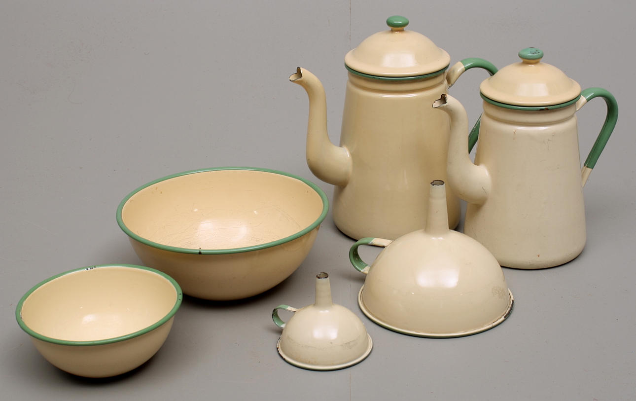 KOCKUMS EMALJ, 6 delar.