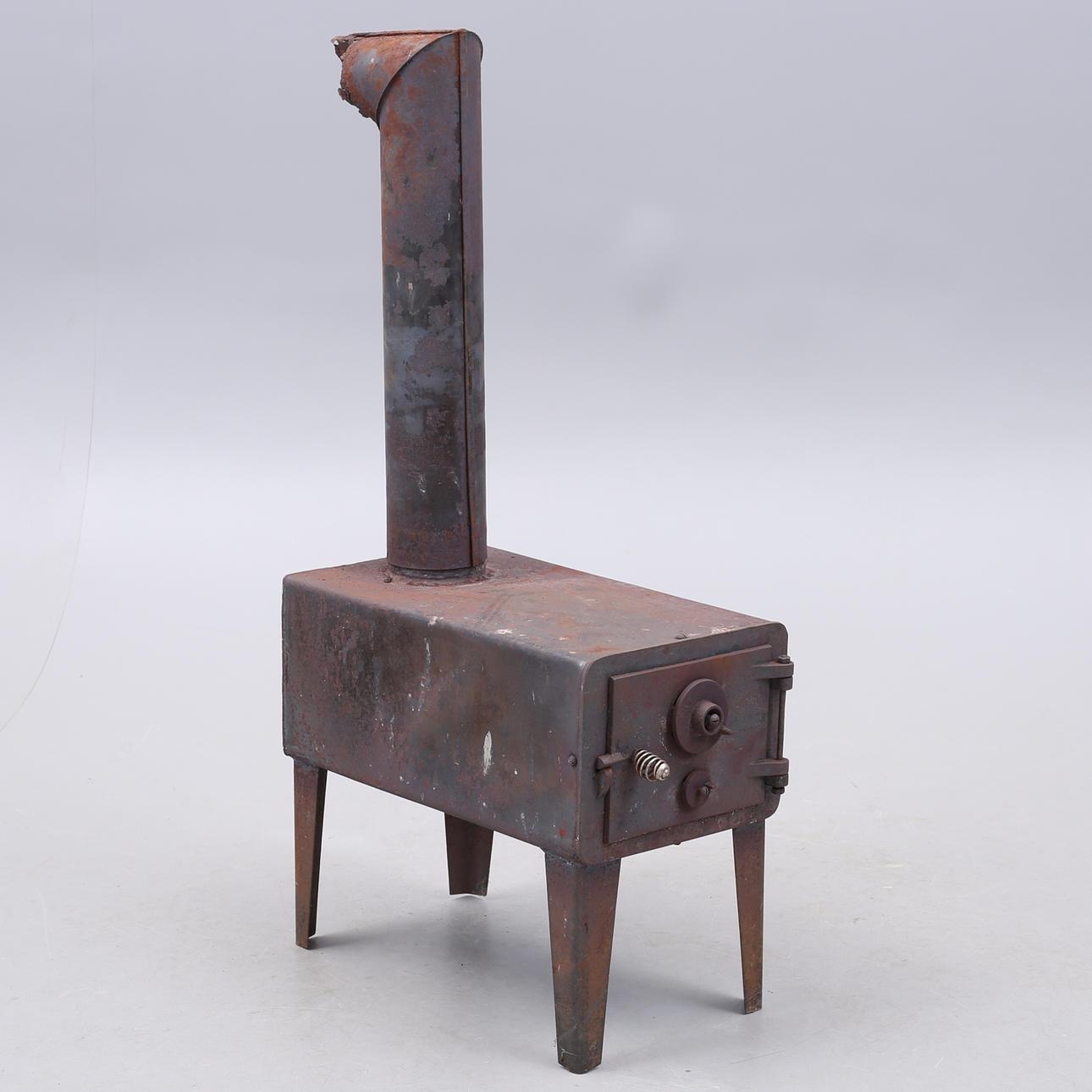 ESTUFA DE LEÑA, siglo XIX/XX.