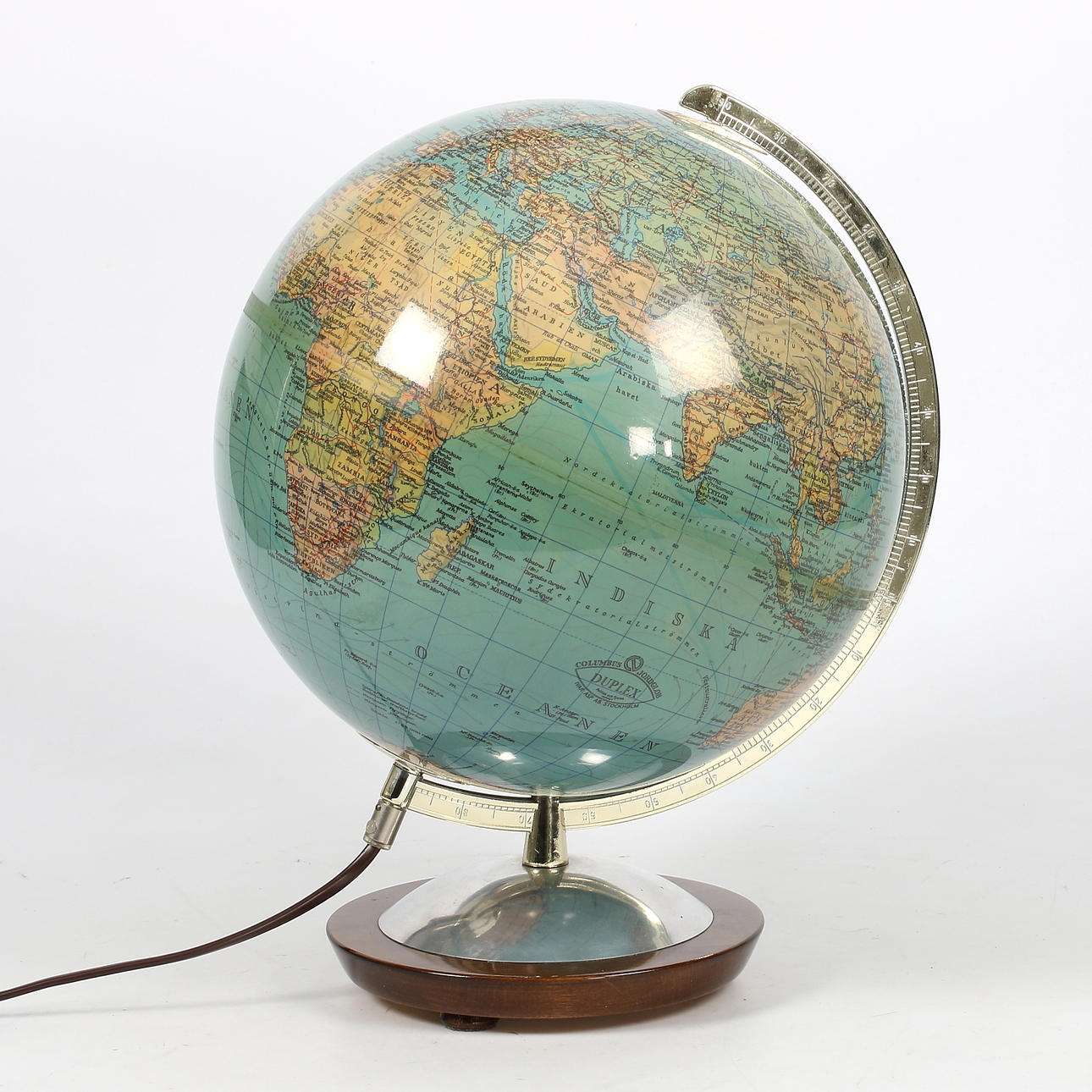 JORDGLOB, Colombus jordglob, Duplex, 1900-talets senare del.