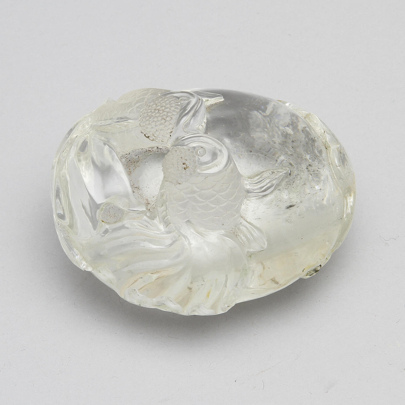 BREVPRESS, bergkristall, Kina, 1800/1900-tal.