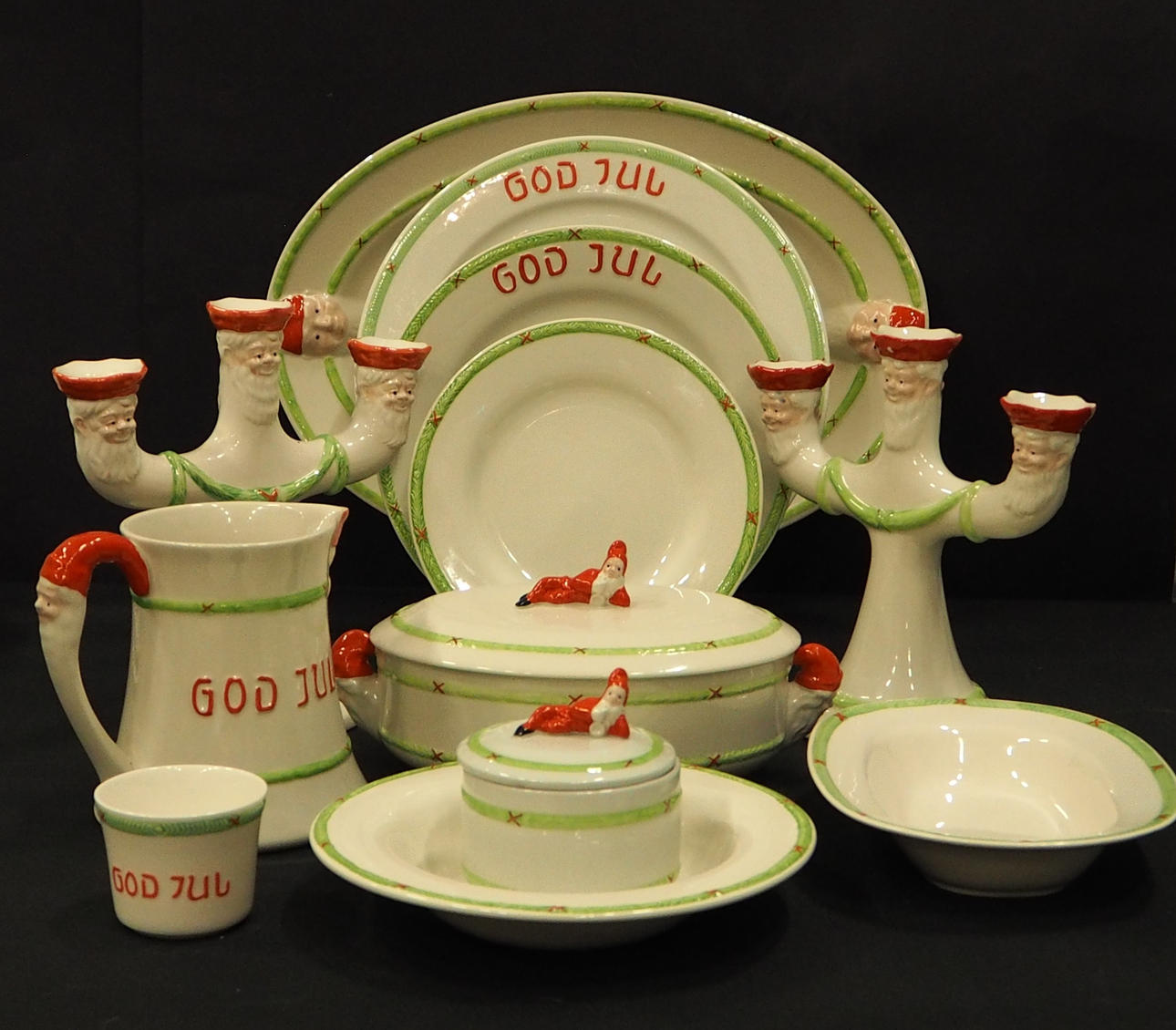 JULSERVIS, "God Jul", Gustavsberg, 51 delar.