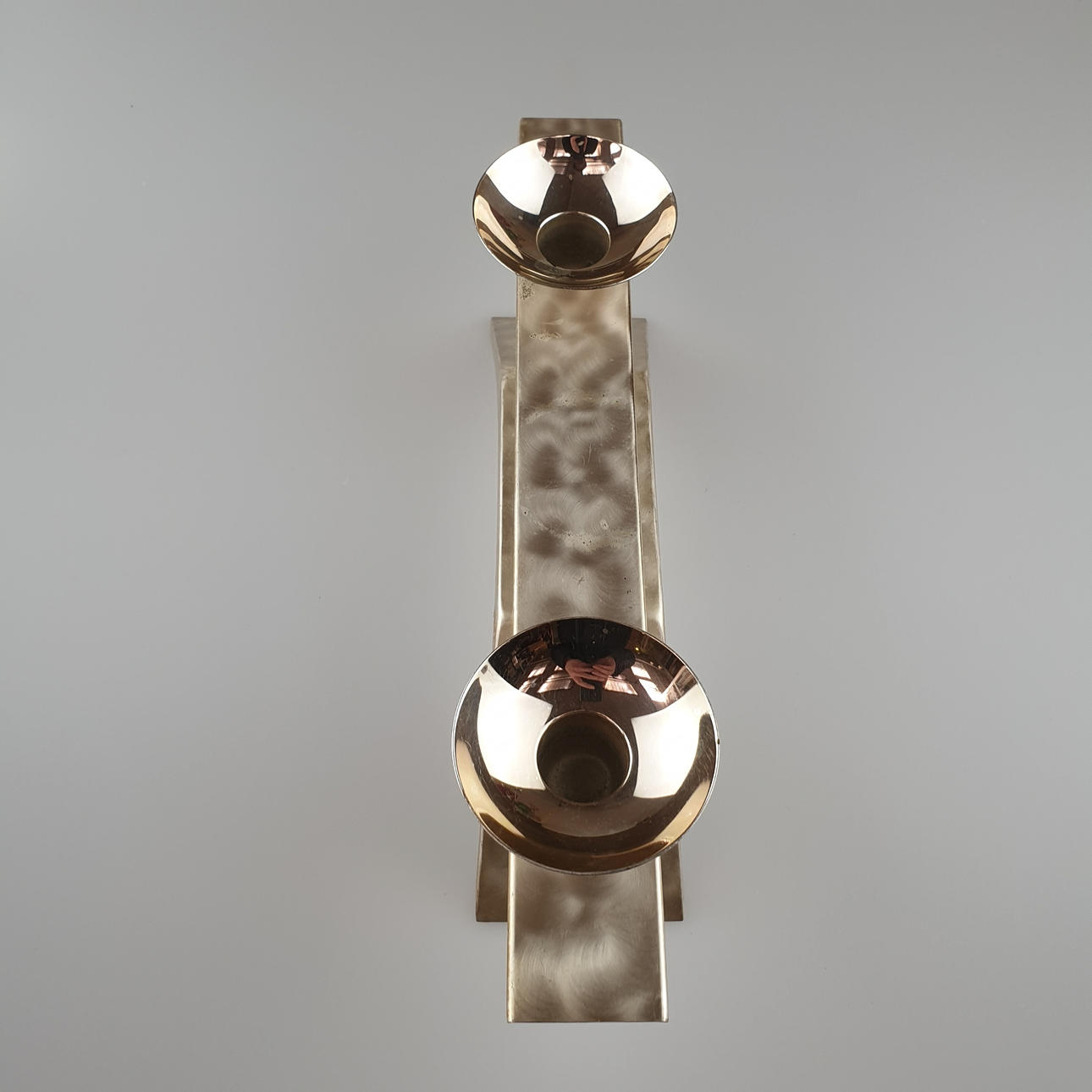 LEUCHTER - Wilhelm Wagenfeld, WMF Ikora, años 50/60, metal