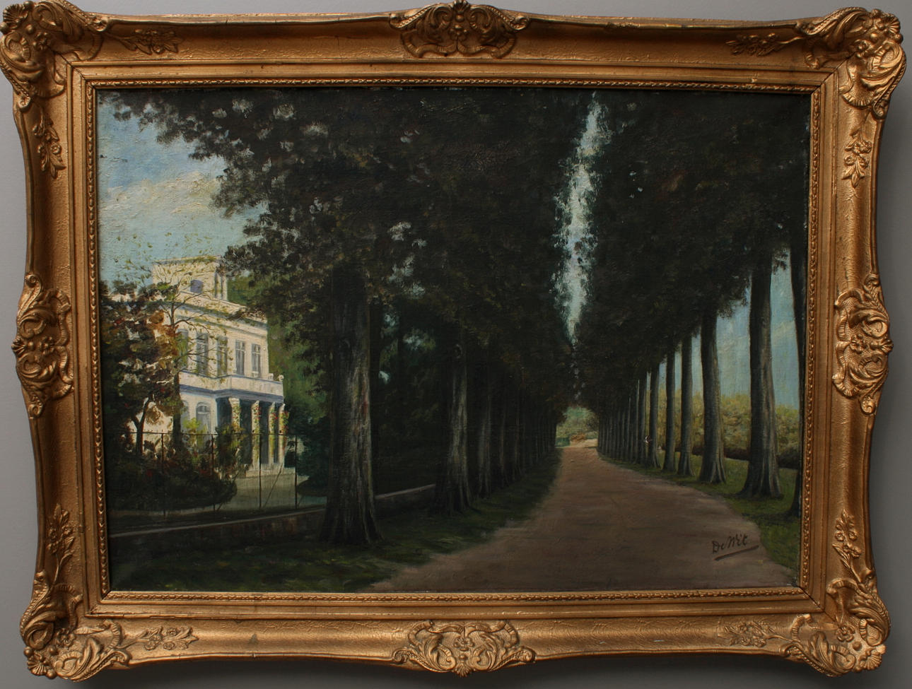 OKÄND KONSTNÄR, olja på duk, signerad DeWít.