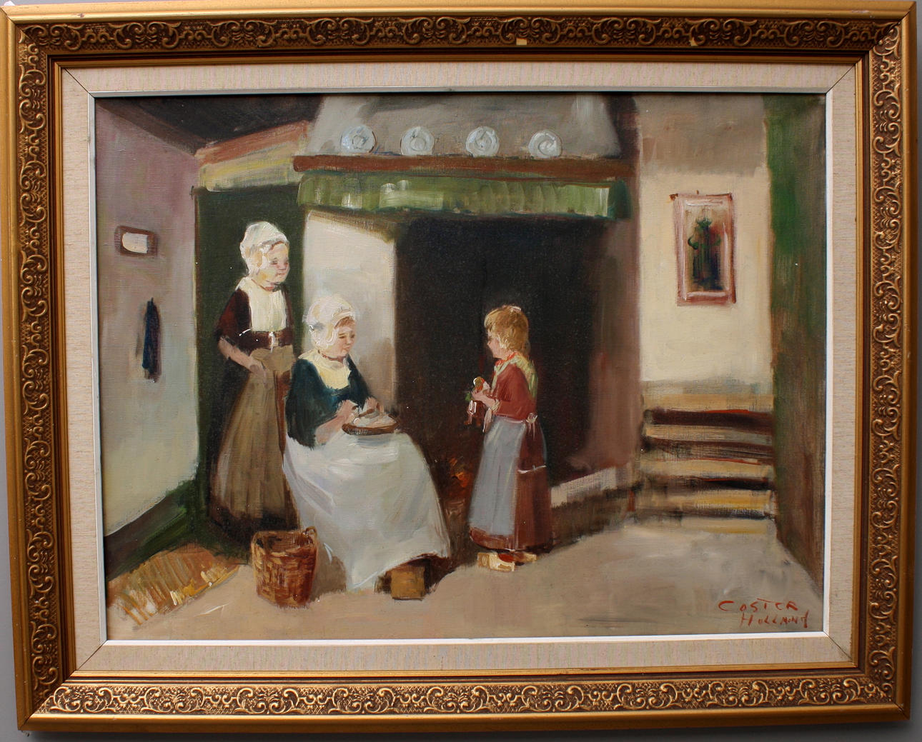 NICOLAI COSTER. olja på duk, signerad Coster - Holland.