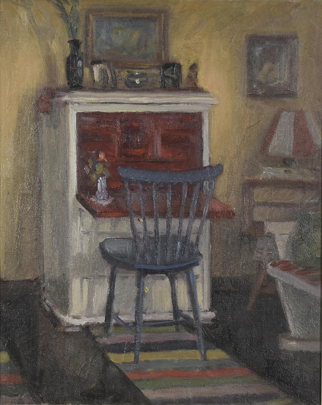 EINAR KRÜGER. Olja på duk.