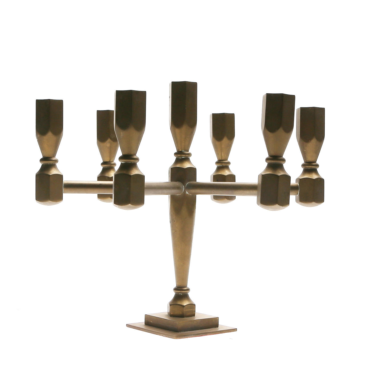 KANDELABER GUSUM, mässing, 7 ljushållare.