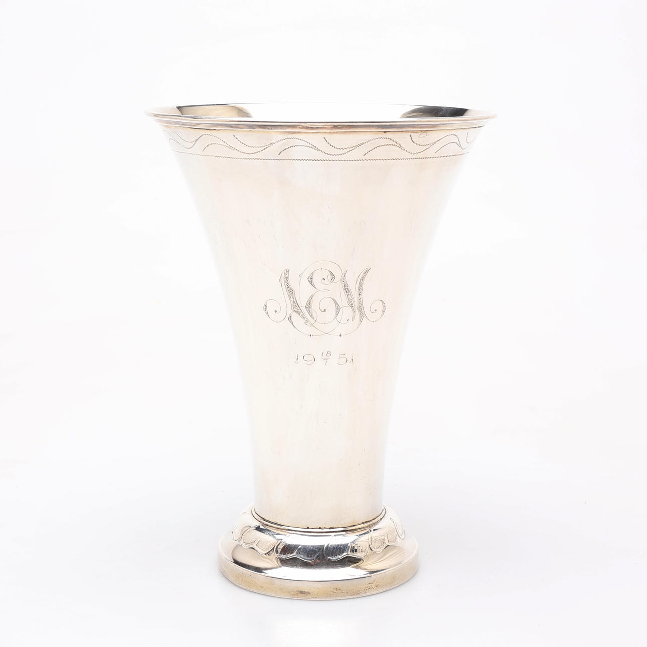 CUP, Silver, John E Anderson, 1933.