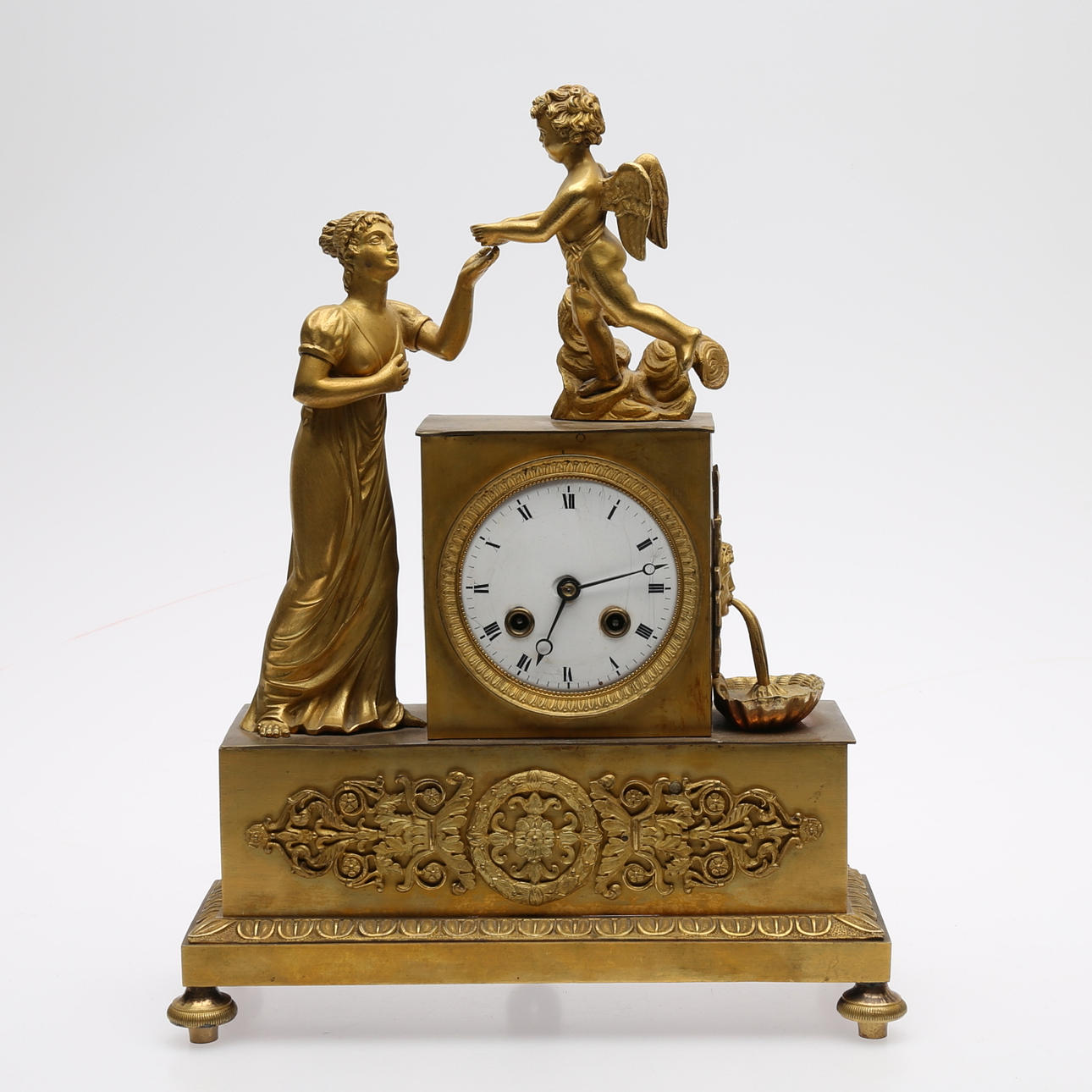 TISCHUHR, FRANKREICH, EMPIRE.