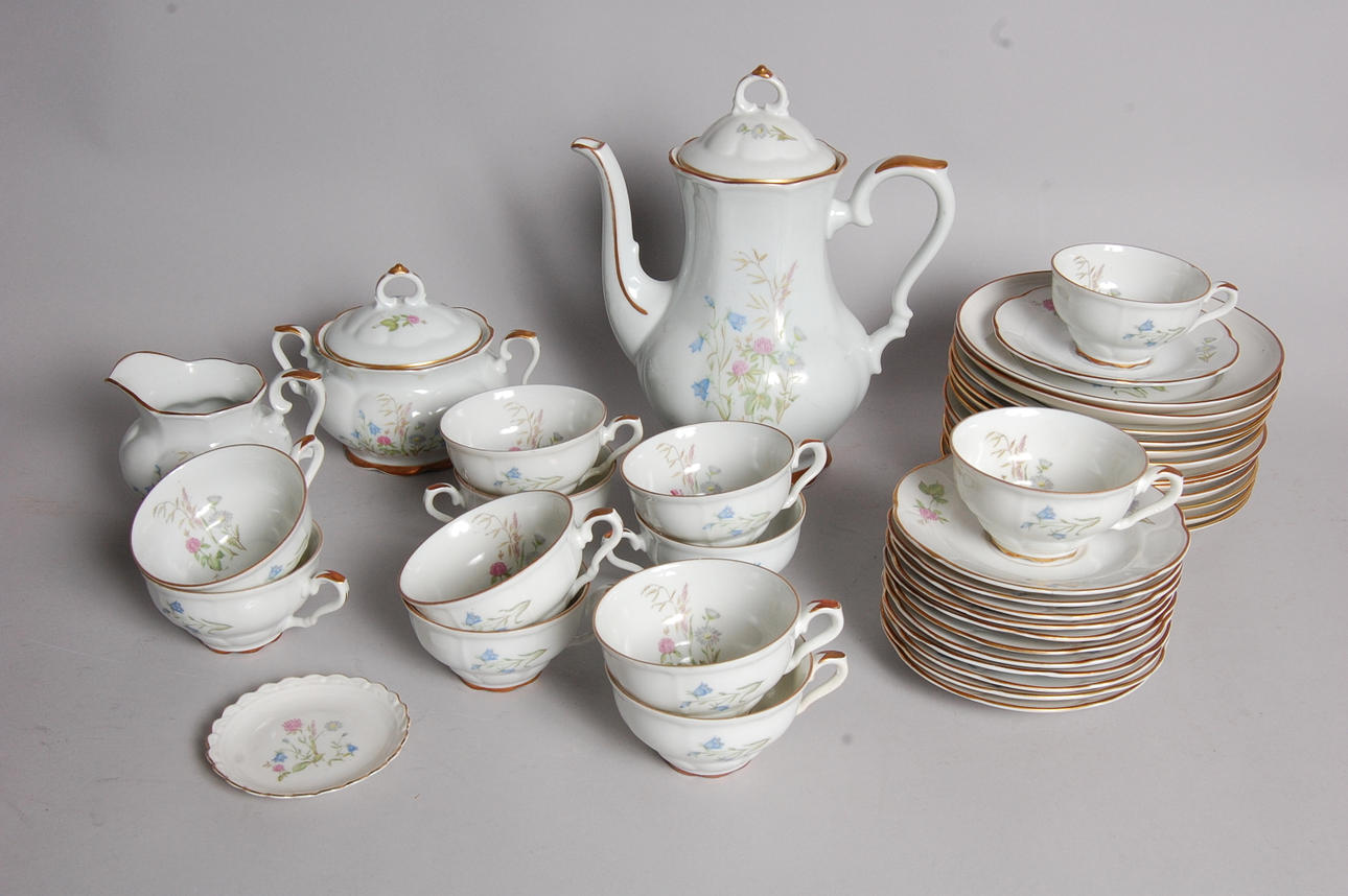 KAFFESERVIS, 40 delar, Karlskrona.