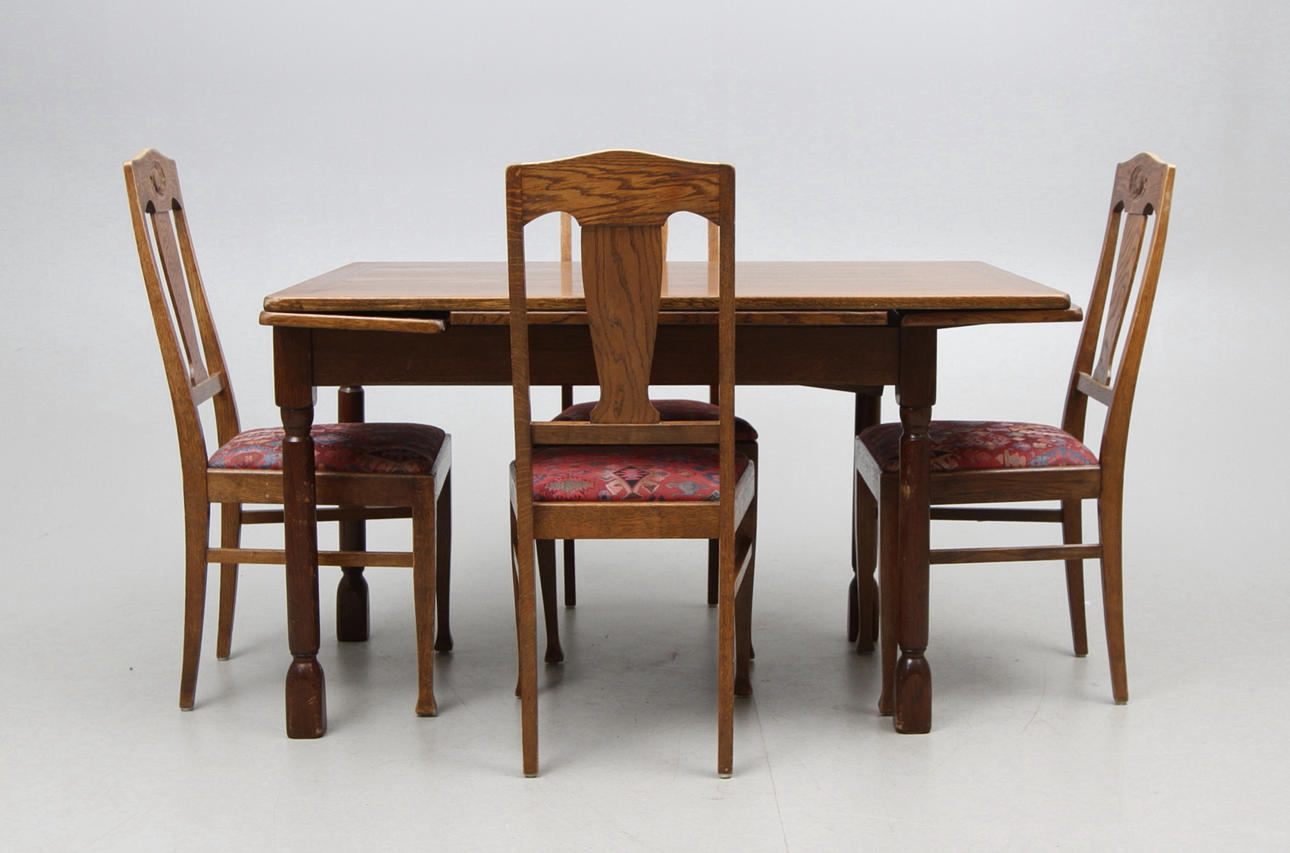 MATGRUPP, 5 delar, ek, 1900-tal.