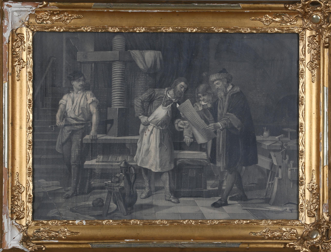 GRAFISK TRYK, 1800-tallet.