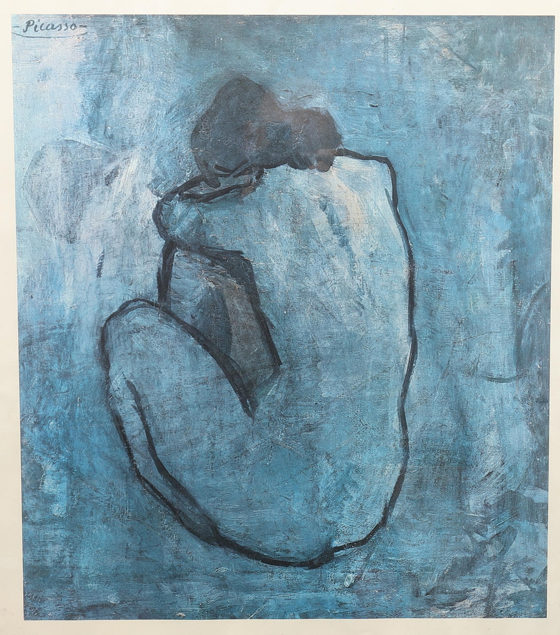 PABLO PICASSO. efter, offsettryck, kvinna.