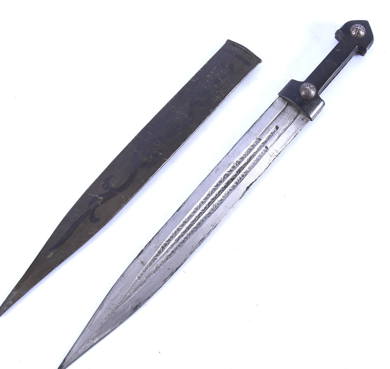 DAGGER WITH SHEATH, bakelite handle, 1900s.