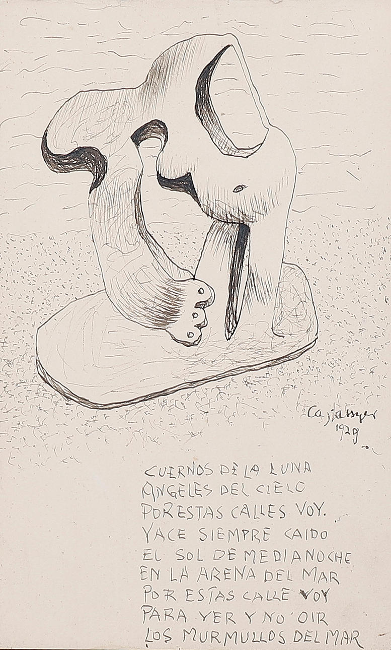 JOAN CASTANYER, “JEAN CASTANIER”. Surrealist composition.