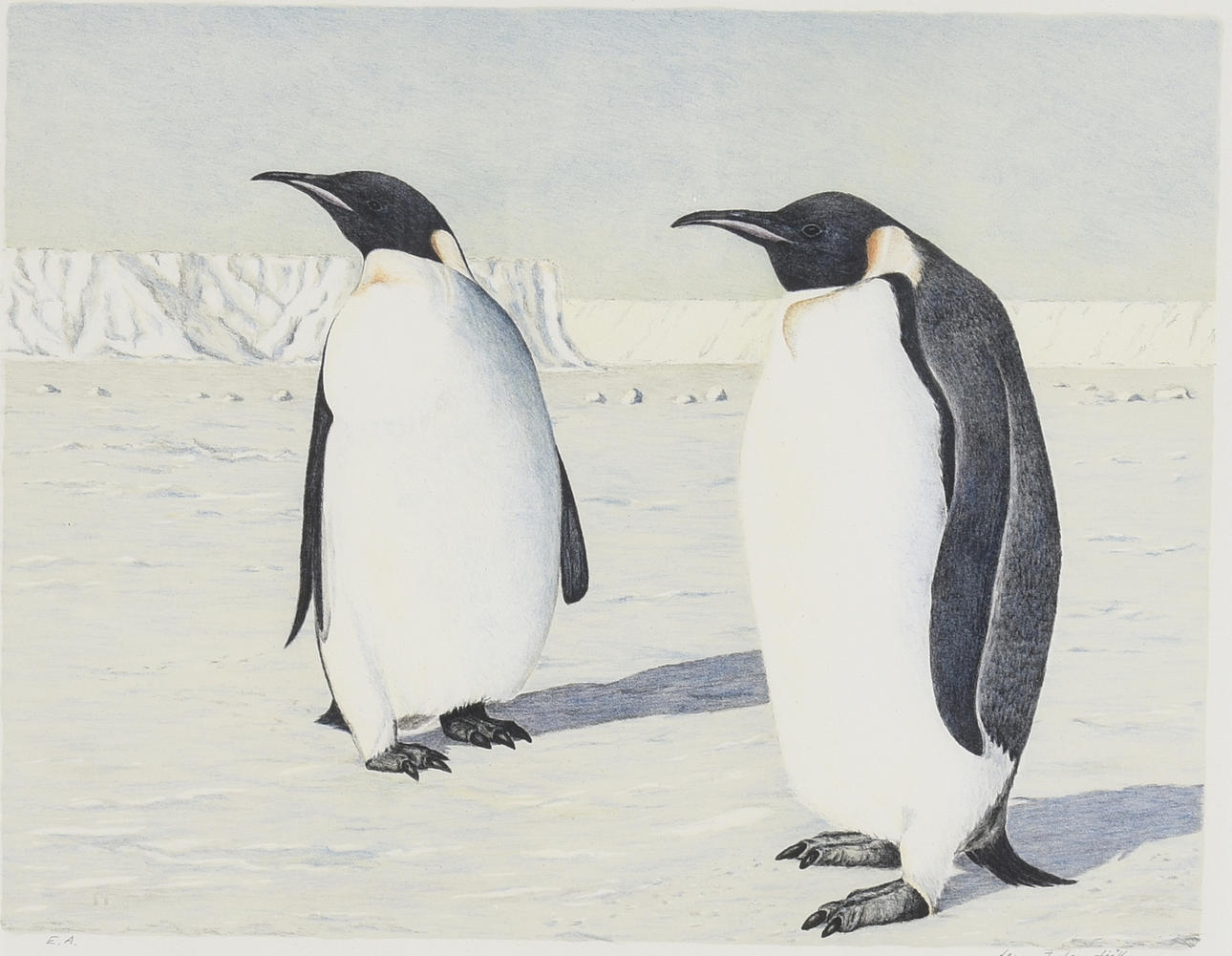 LENNART LANNFJÄLL. Color lithograph.