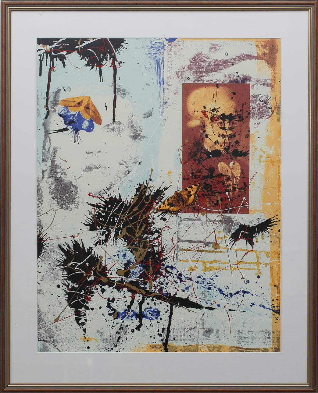 MIKAEL QVARSEBO. Komposition. Färglitografi. Signerad M Qvarsebo. EA XV/XXV.