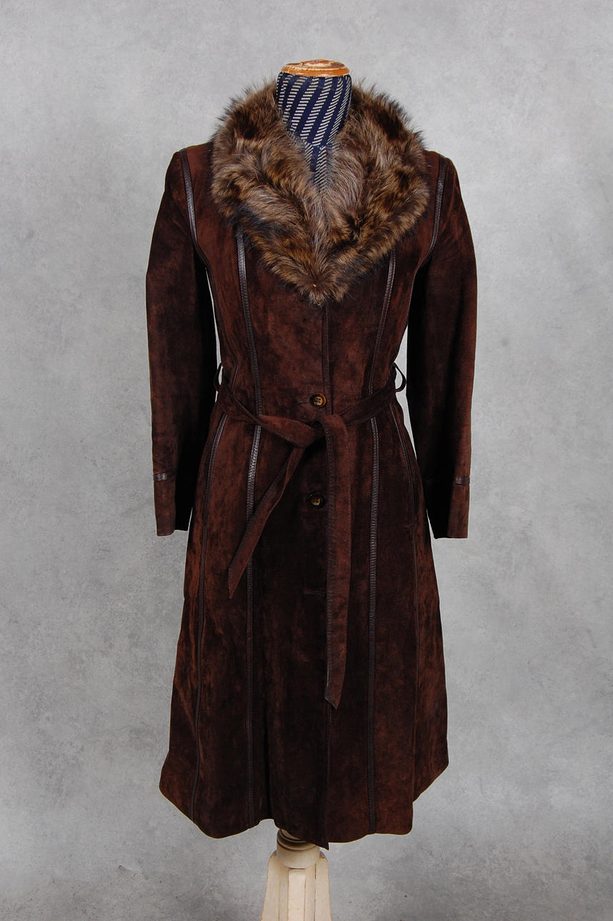 MOCKAKAPPA med pälskrage, sjubb.