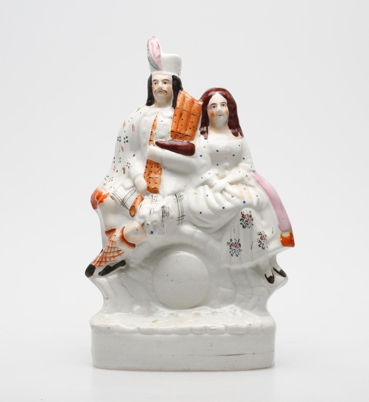 FIGURIN, porslin, Staffordshire, 1800-tal.