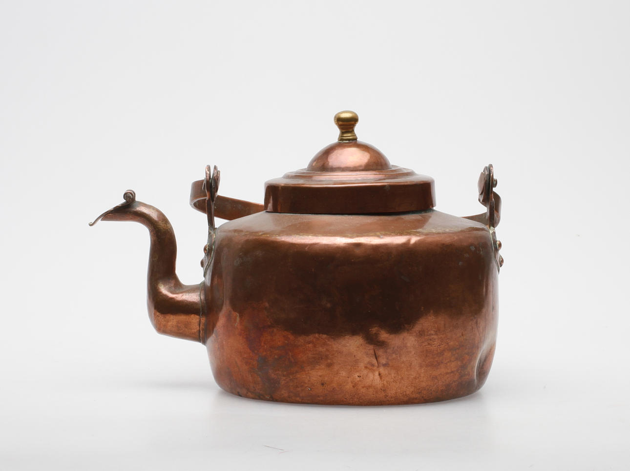 KAFFEPANNA, koppar, 1800-tal.