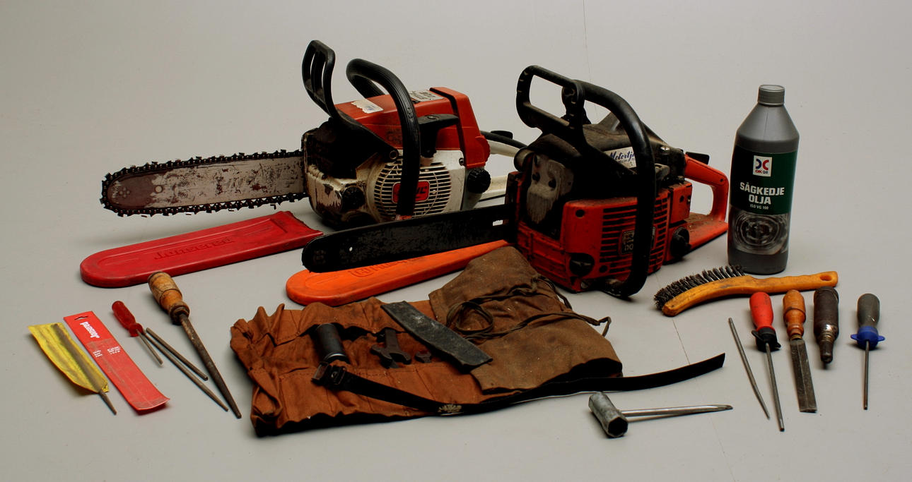 MOTORSÅGAR, 2 st: Stihl 026 + Sachs Dolmar.