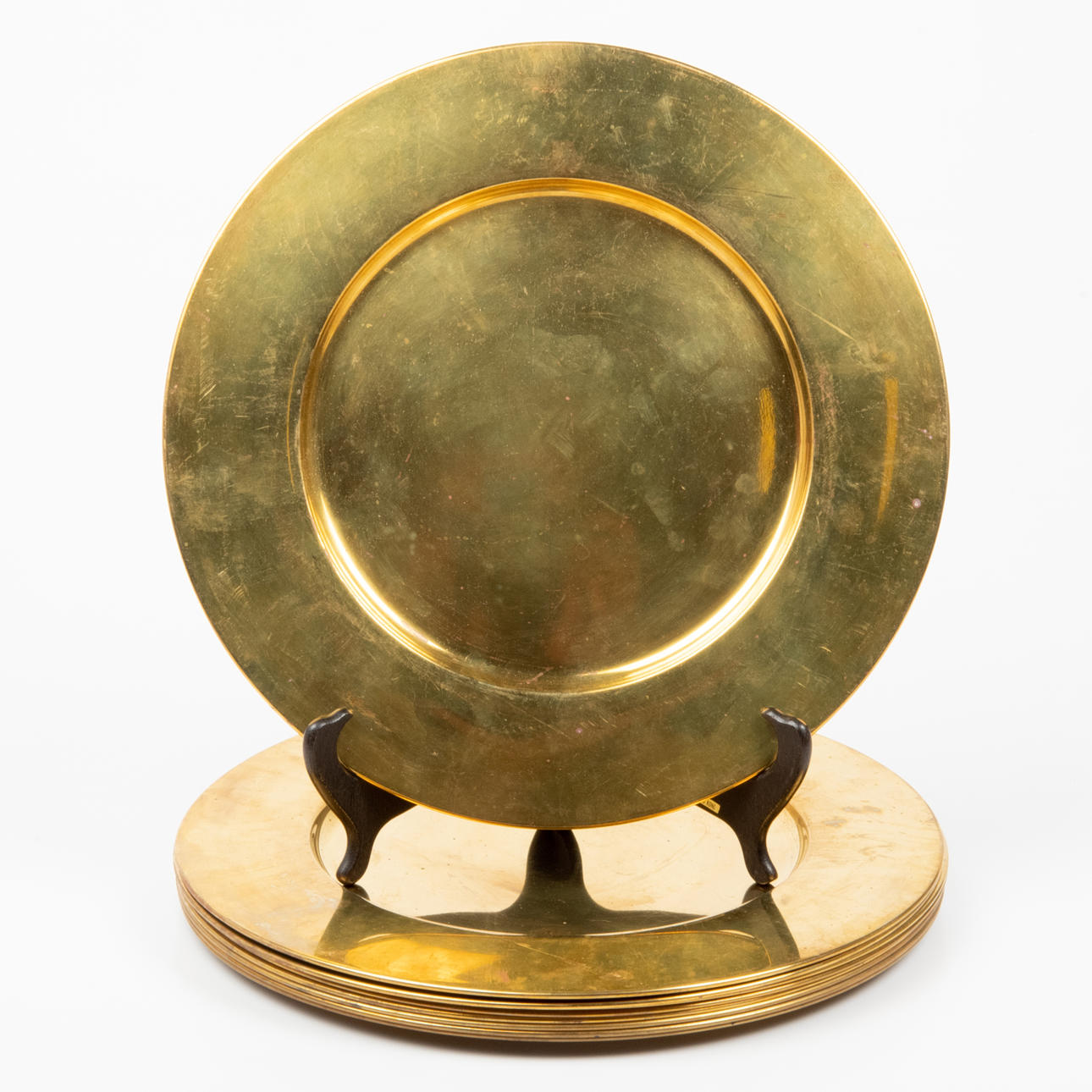 KUVERTTALLRIKAR, 9 stycken, mässing.