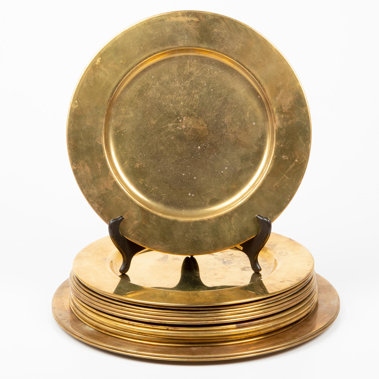 KUVERTTALLRIKAR, 15 stycken, mässing.