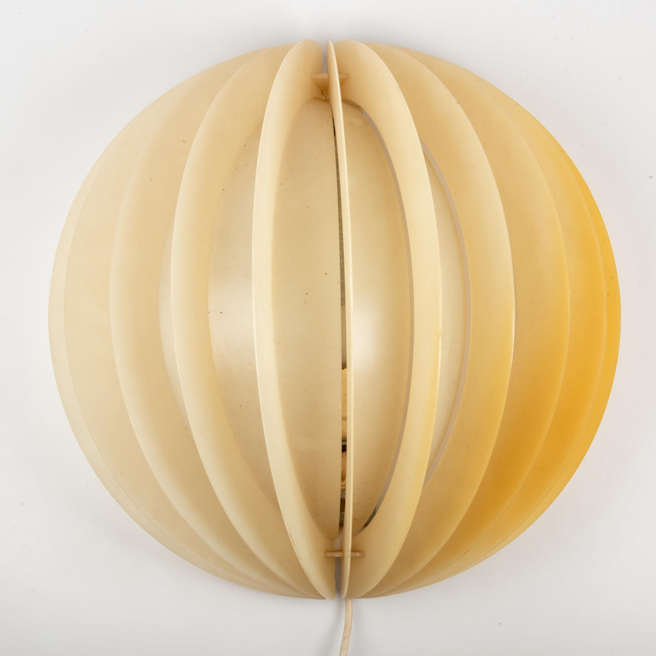 WALL LAMP, plastic, Plastunion, 1970s.