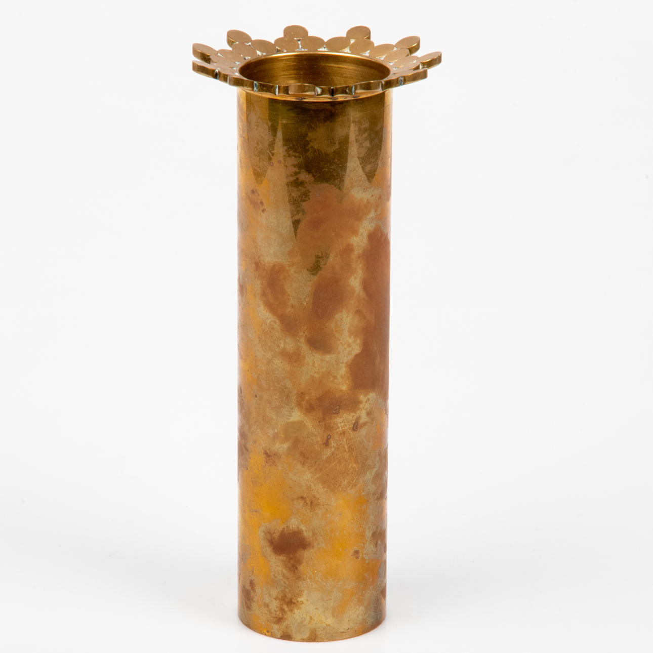 PIERRE FORSELL. Maljakko, messinki, Skultuna.