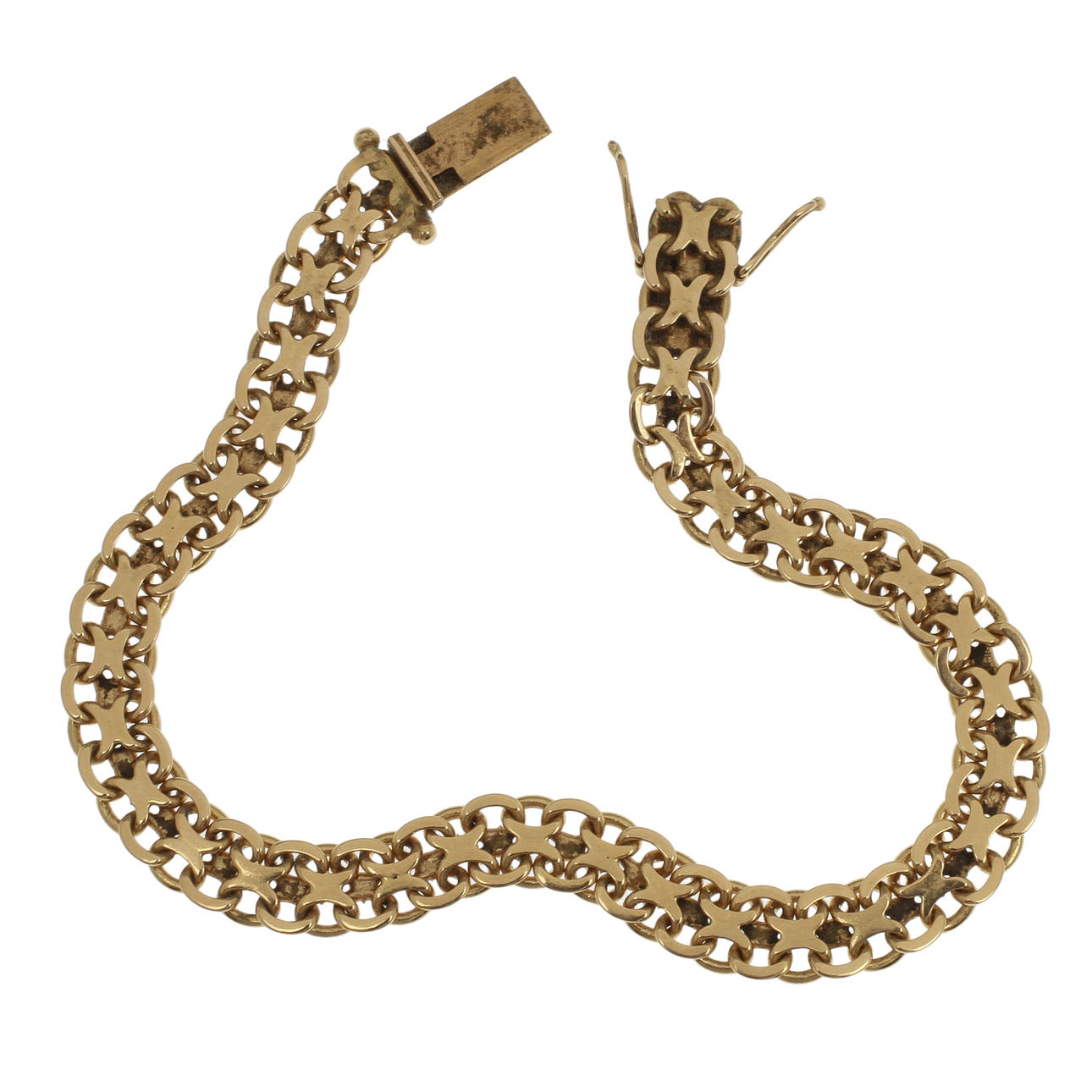 ARMBAND, 18k guld, 12,9 gram.