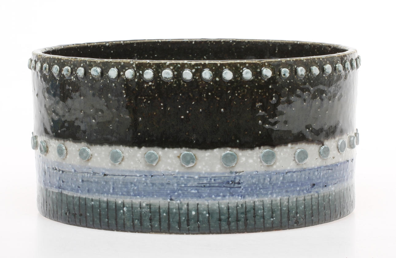 SKÅL, stengods, Sylvia Leuchovius ateljé Rörstrand.