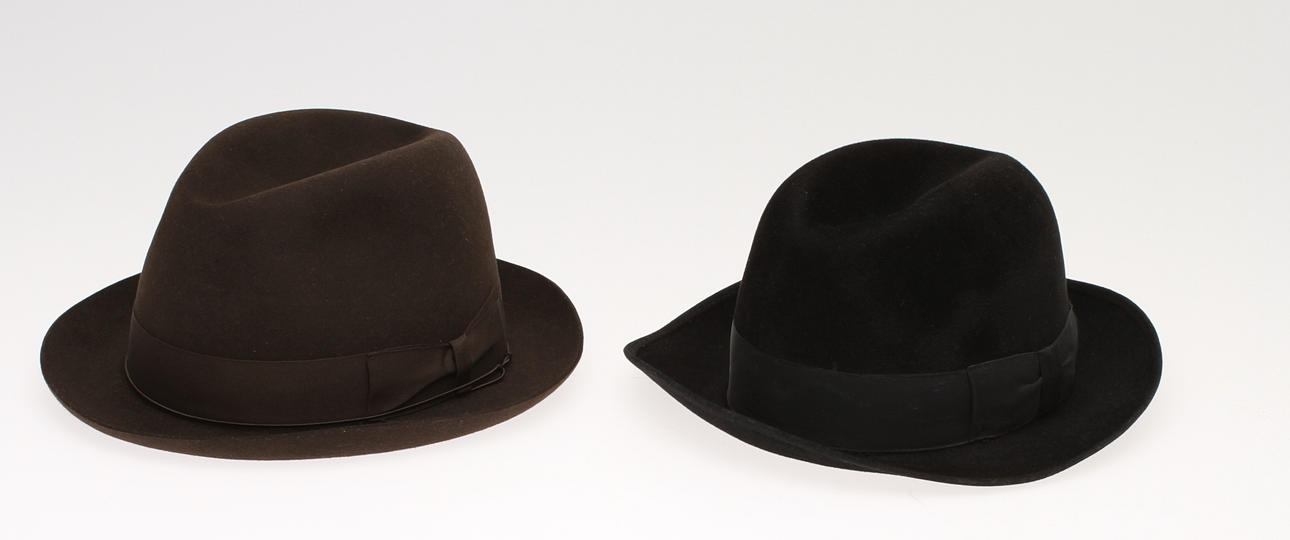 HERRHATTAR 4 st, bla Borsalino.