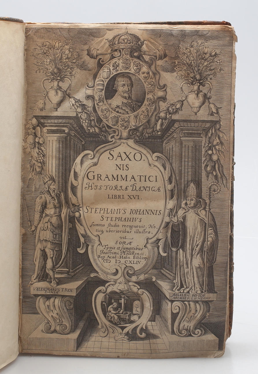 BOOK, Saxo Grammaticus 1644-45.