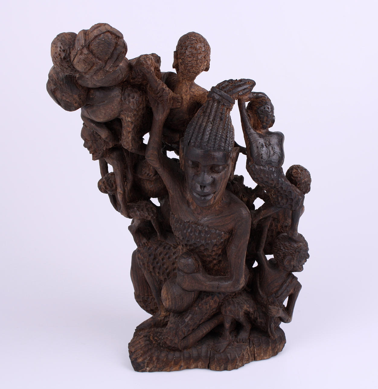 WOOD SCULPTURE, Kenya, Africa, 1990s / 2000s, signed.