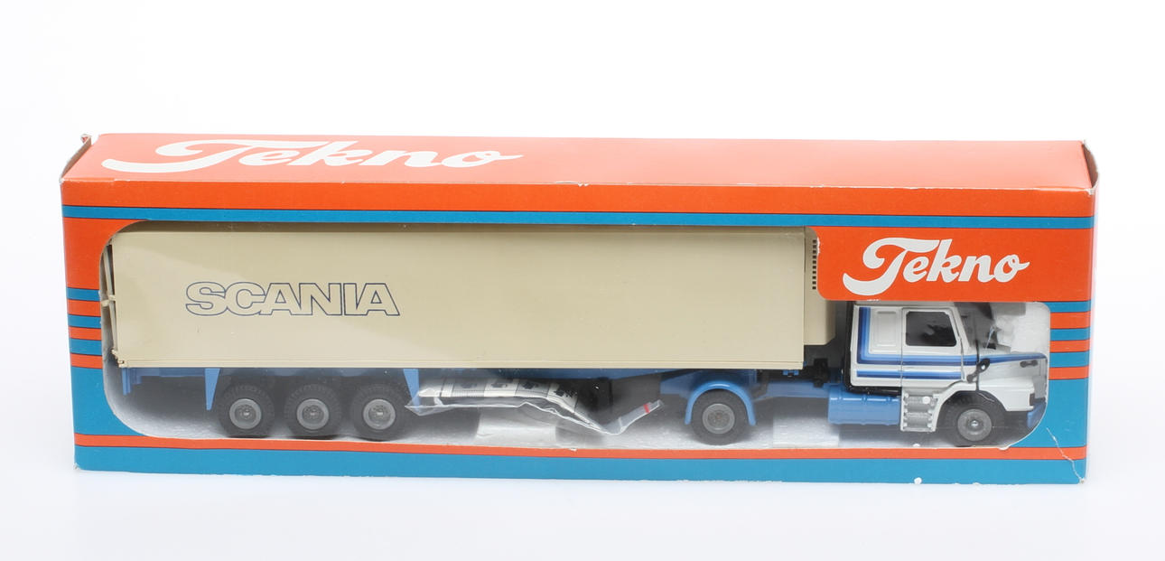 MODELLBIL ASG SCANIA semitrailer TEKNO HOLLAND.