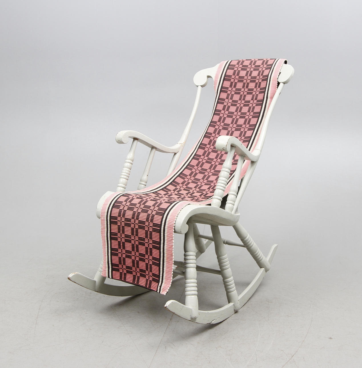 GUNGSTOL, Gråmålad, sekelskiftet.