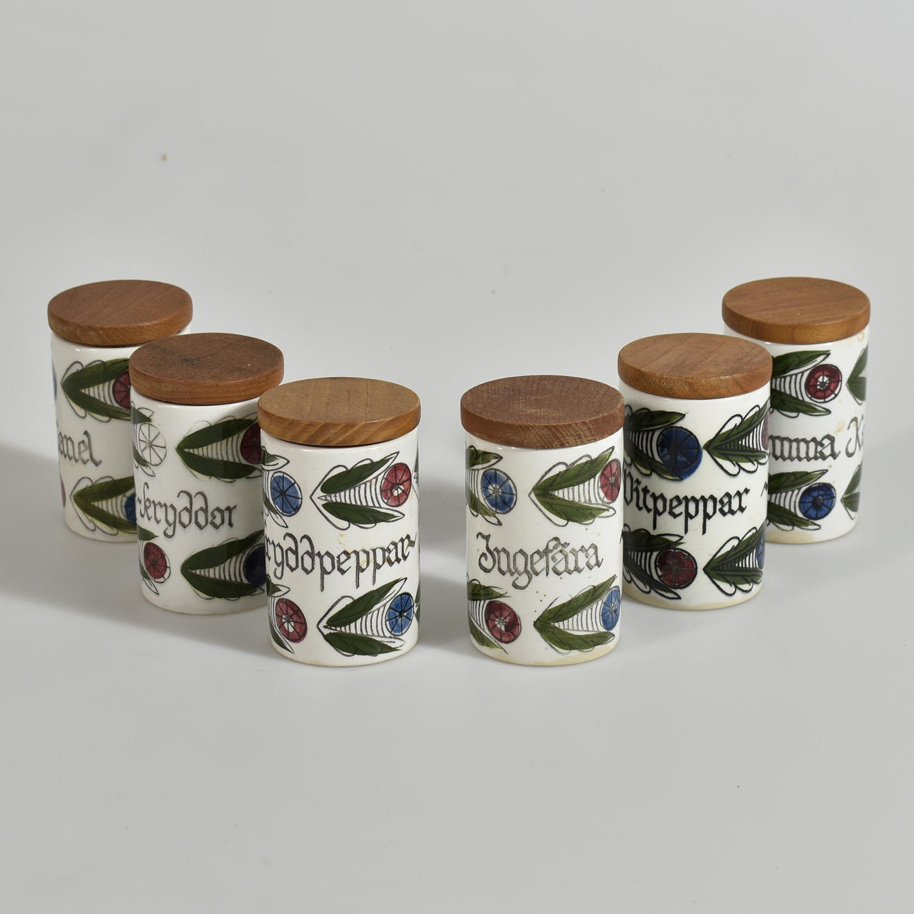 RÖRSTRAND DALOM KRYDDBURKAR.