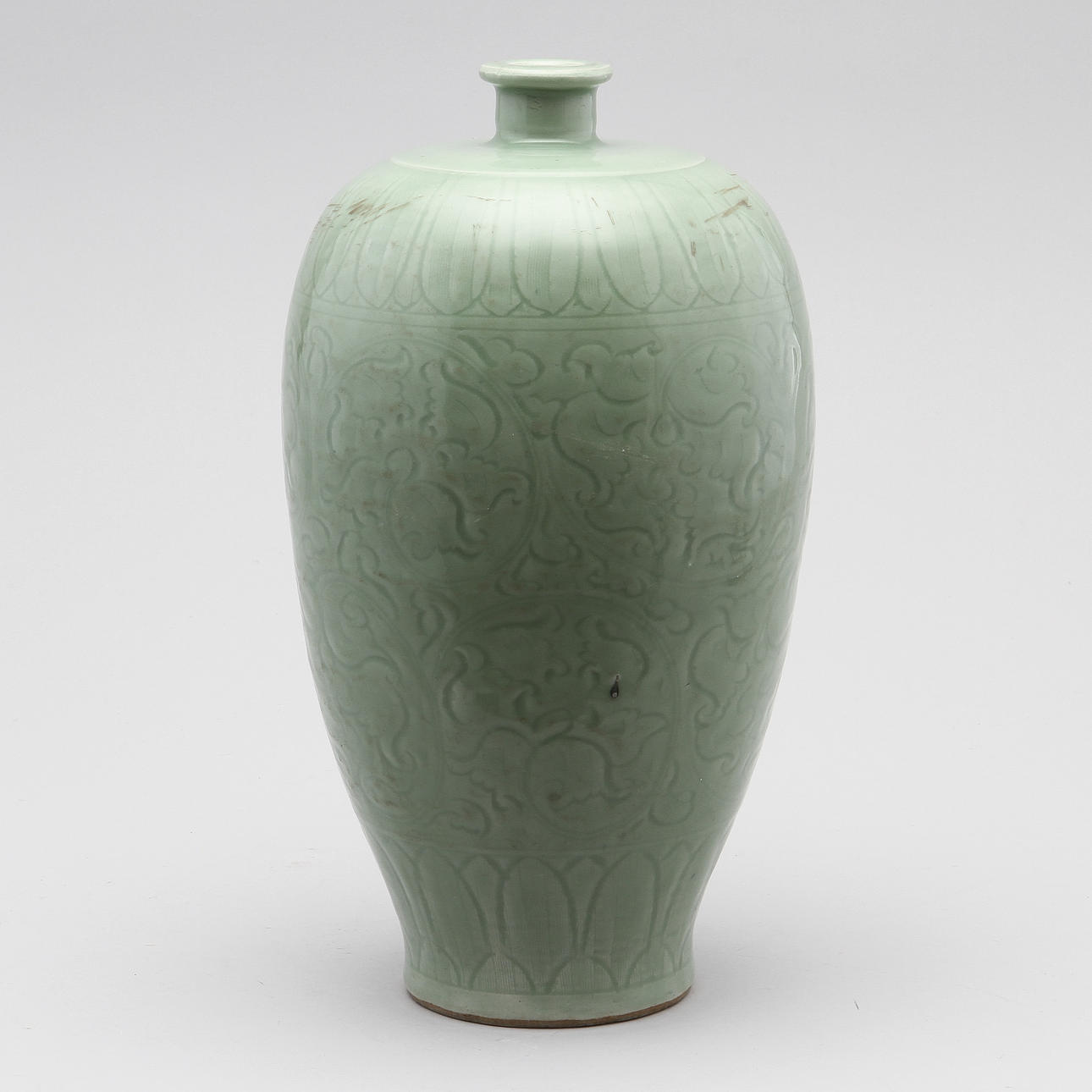 MEIPINGVAS, porslin, Kina, 1800/1900-tal.