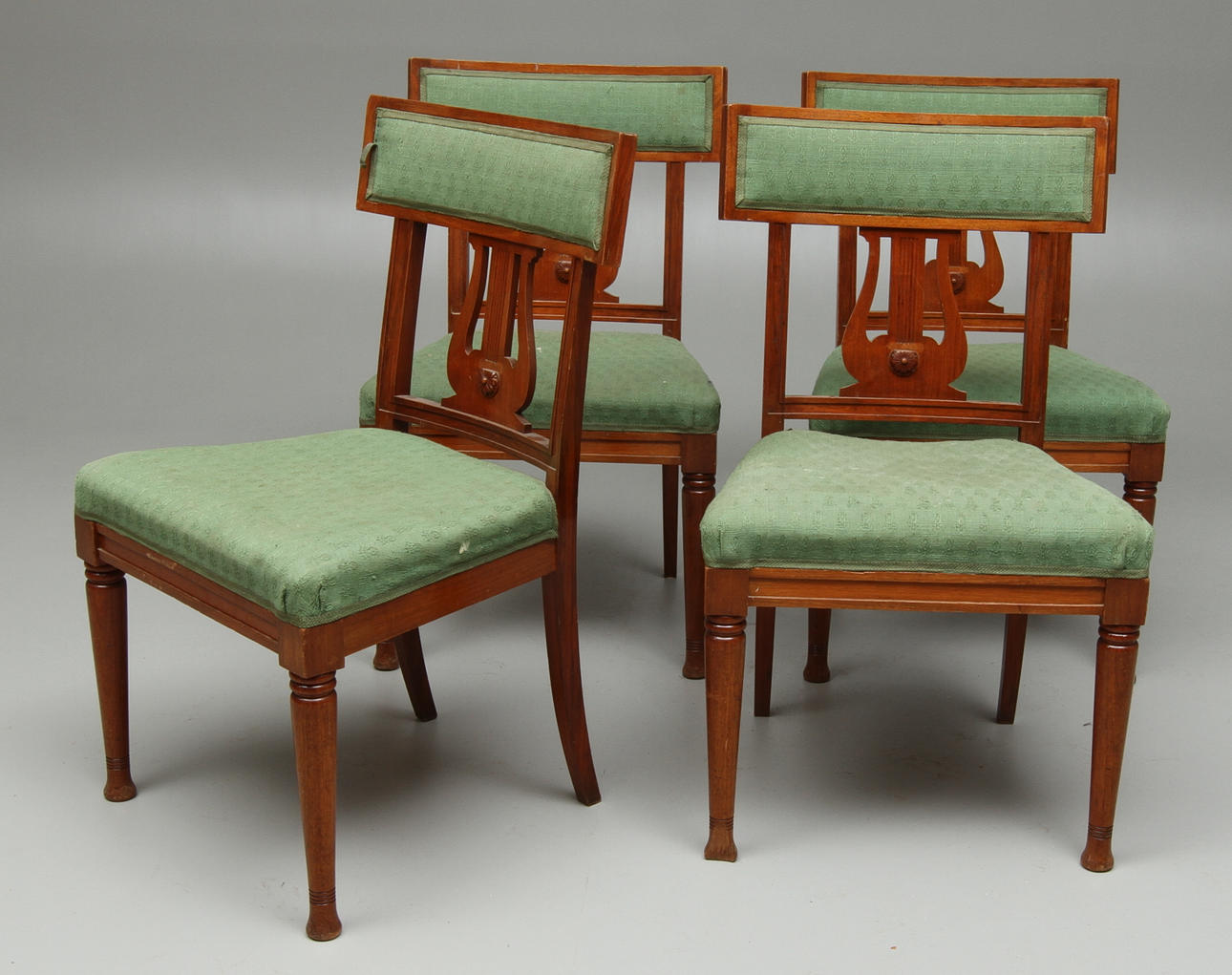 STOLAR, 4 st Karl-Johan stil, 1900-tal.