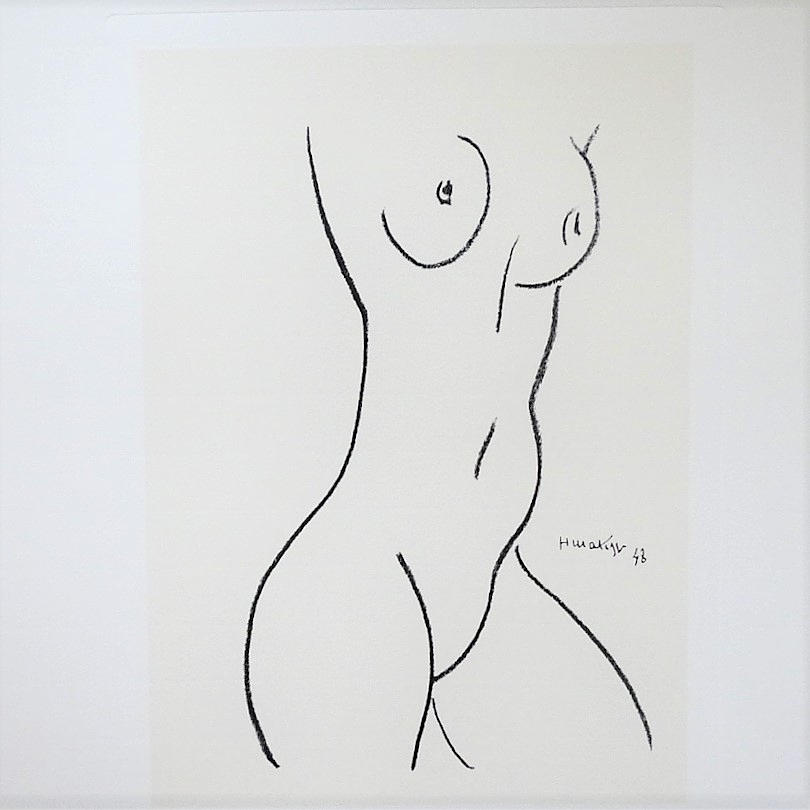 HENRI MATISSE: SERIGRAFI, nu, tryckt 2003.