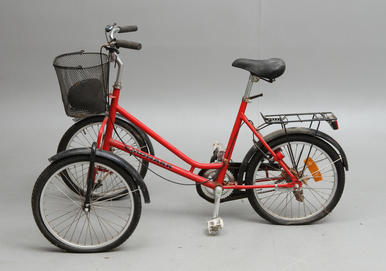 CYKEL, trehjulad, Monark, omkring 2000.
