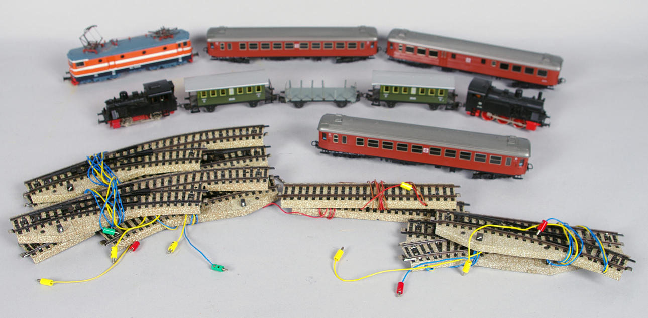 LOK, VAGNAR SAMT SPÅR, 17 delar.