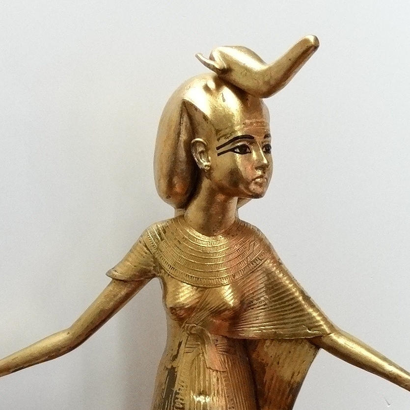 SCHWERE FIGUR AUS DER ÄGYPTISCHEN ANTIKE: REPLIKA.