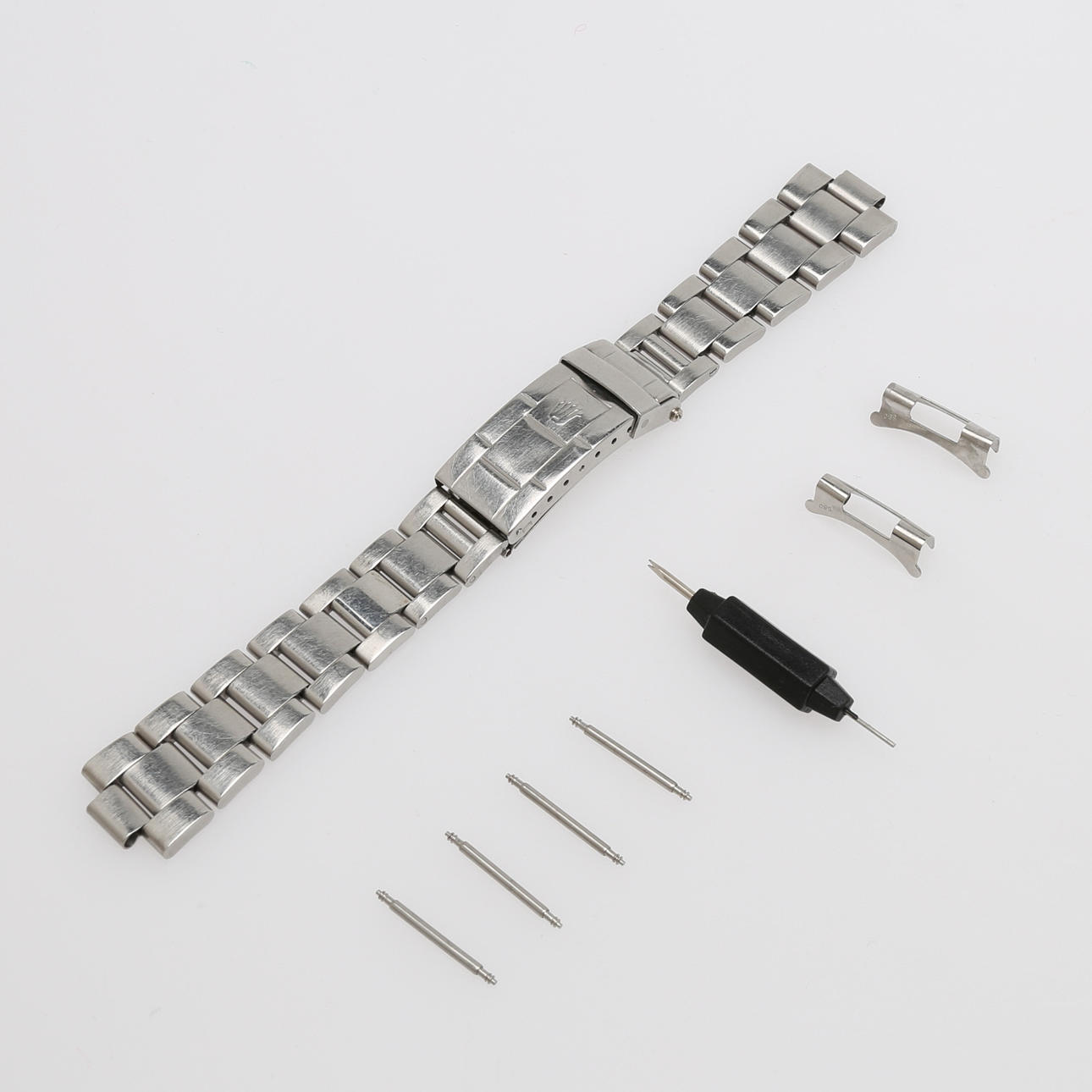 ROLEX, ARMBAND FÖR "OYSTER" 1978, stål.