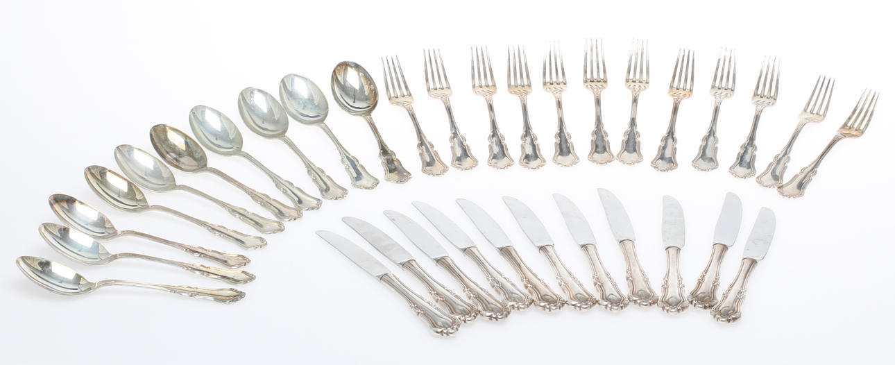BESTICK, 33 delar, silver "Harmoni", MGAB, 1980-tal.
