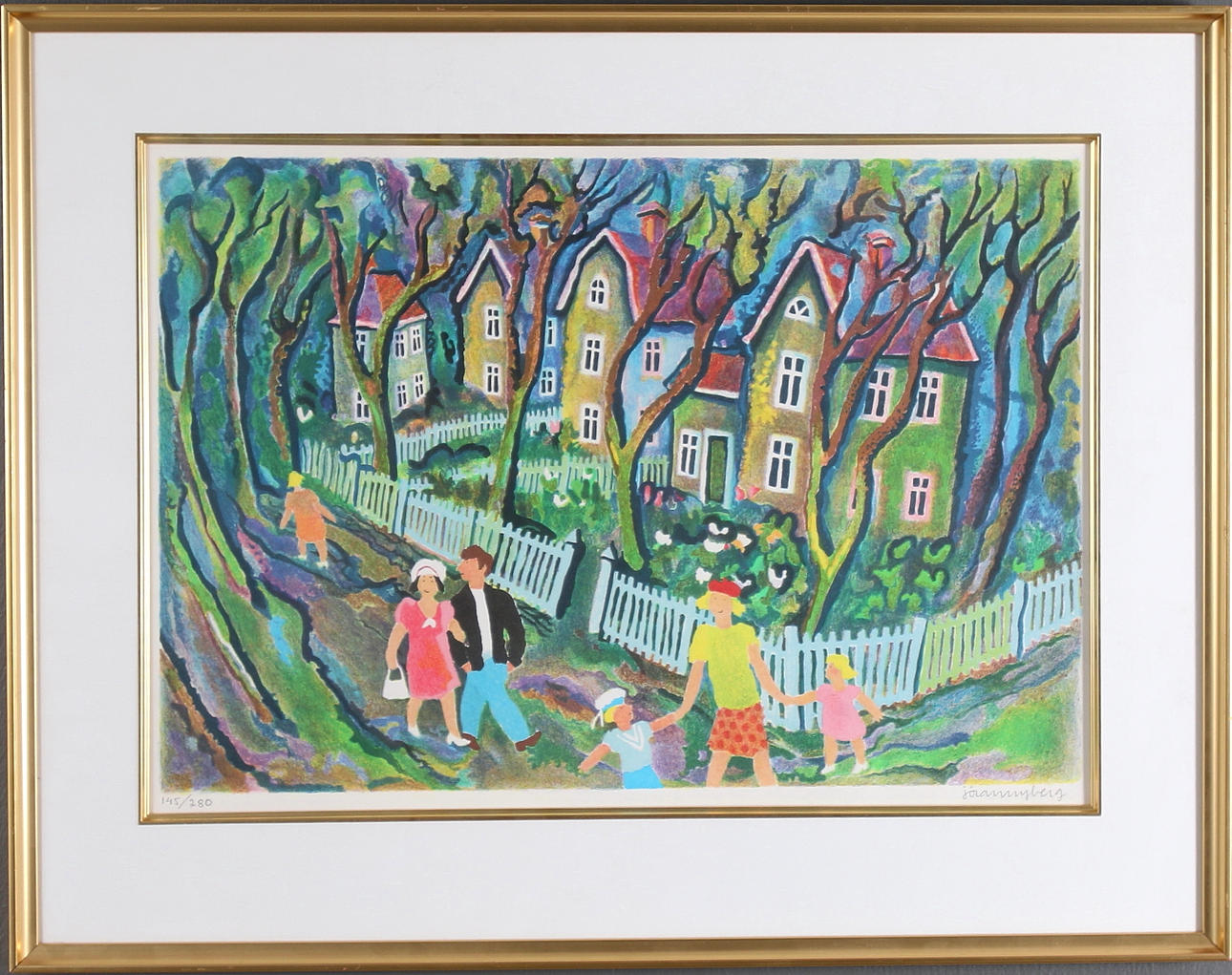 JÖRAN NYBERG. Litografi, signerad, numrerad, 145/280.