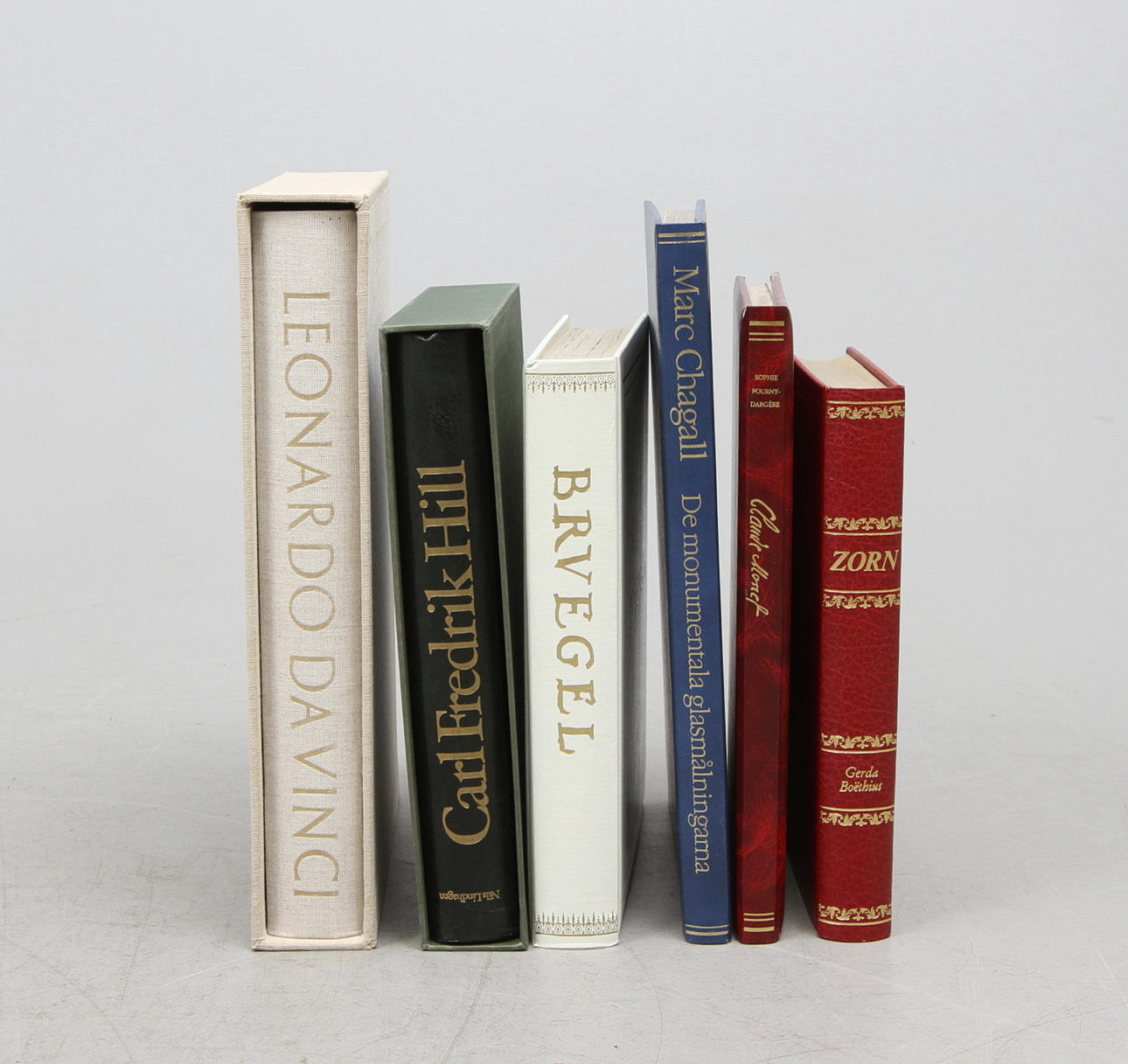 BÖCKER, 6 st, konstliteratur, bl.a. begränsade upplagor.